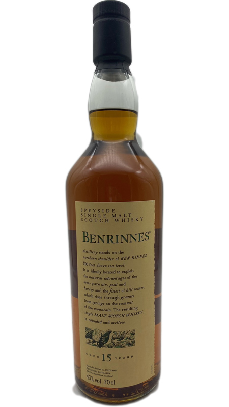 BENRINNES 15 Years Old FLORA & FAUNA